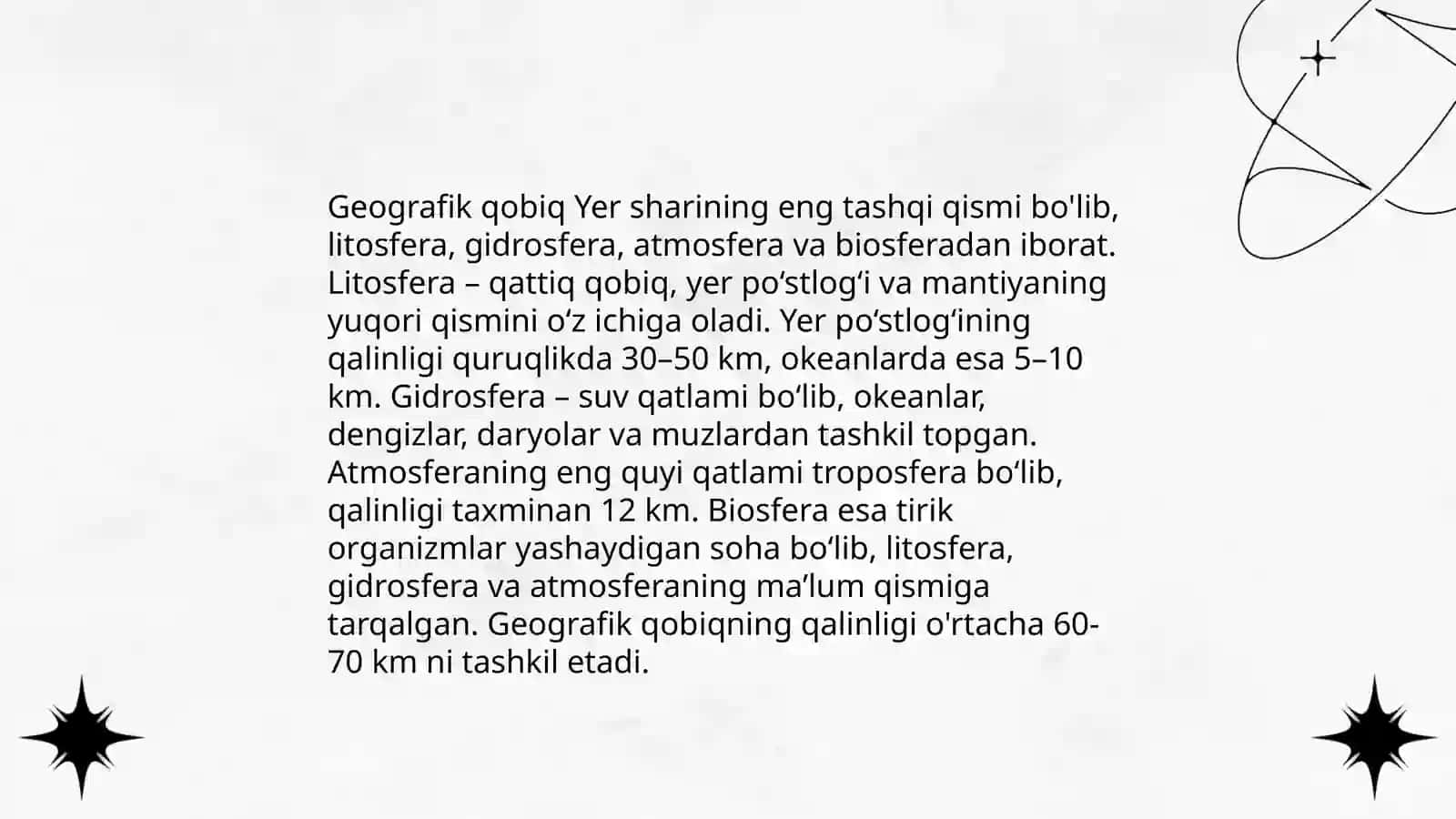 Geografik qobiqning tuzilishi 4