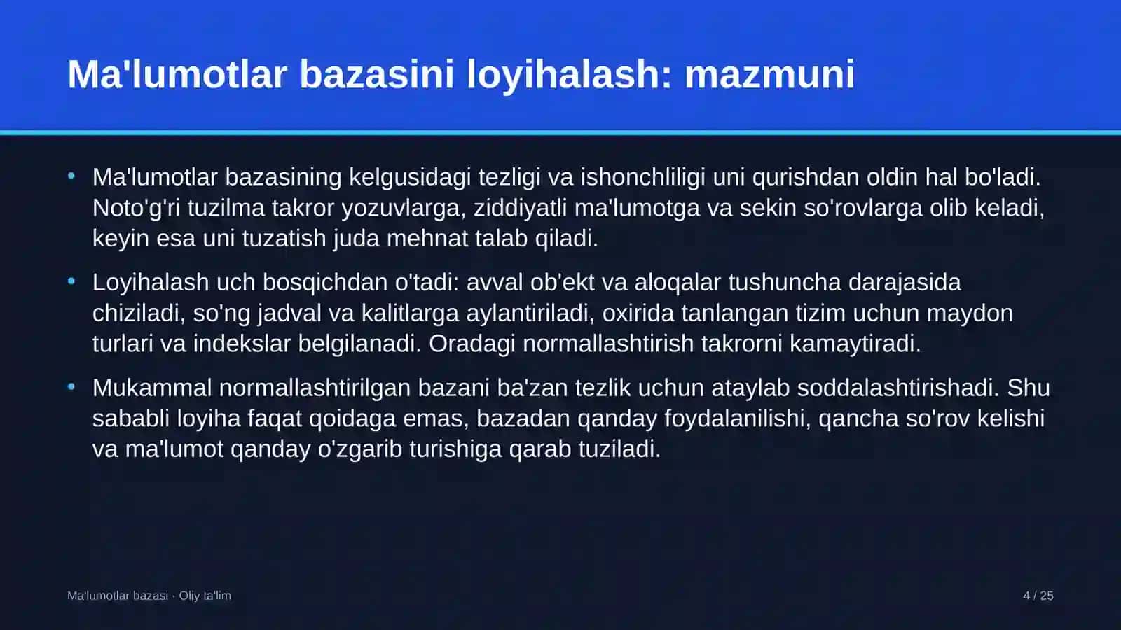 neft gaz sanoatida ma'lumotlar bazasini loyihalash 8870 4