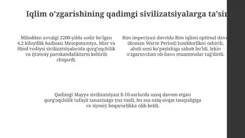 Ekologik omillar va madaniyat 4