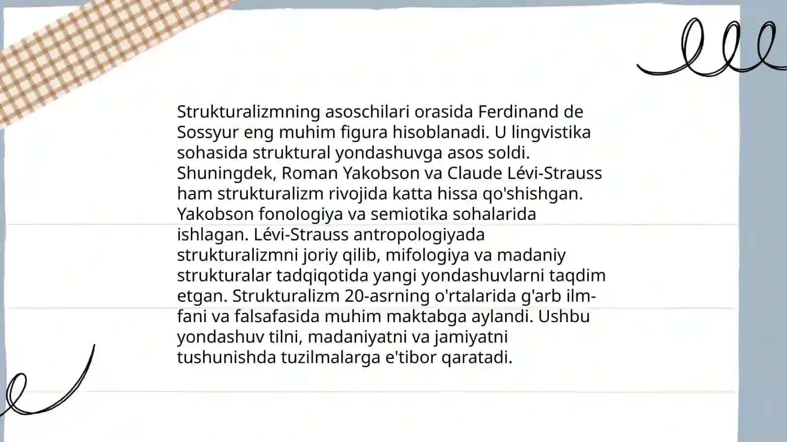 Strukturalizim va uning yo‘nalishlari 4