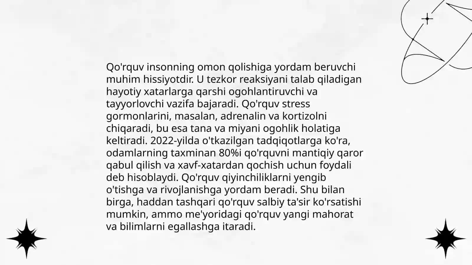 Qo'rquvning Inson Hayotidagi Roli 4