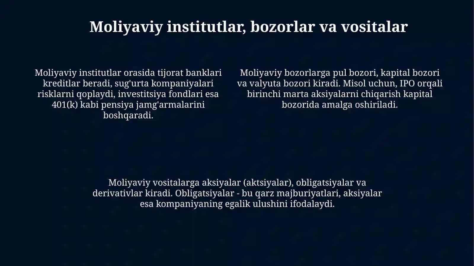 Pul tizimi mazmuni turlari va elementlari 4