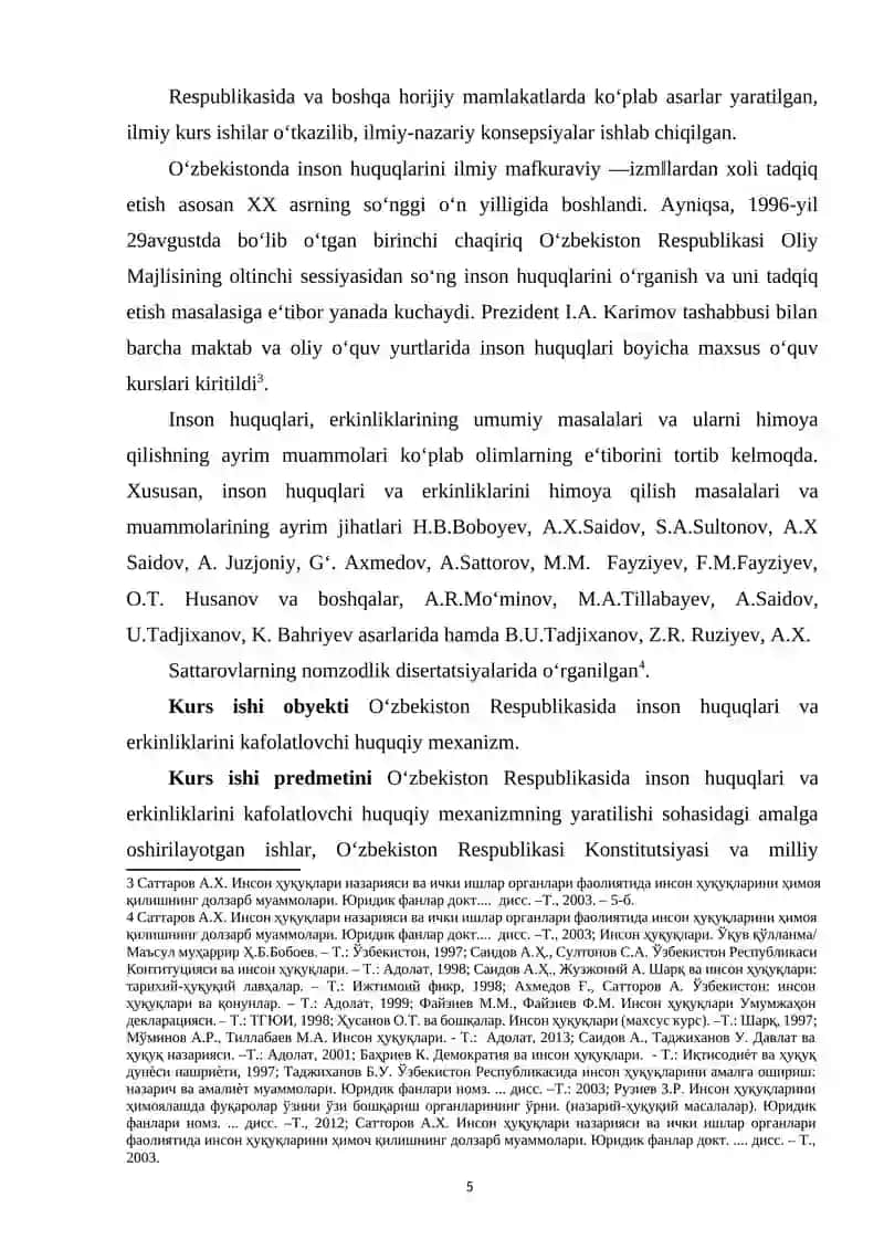 Inson huquqlari va erkinliklari 4