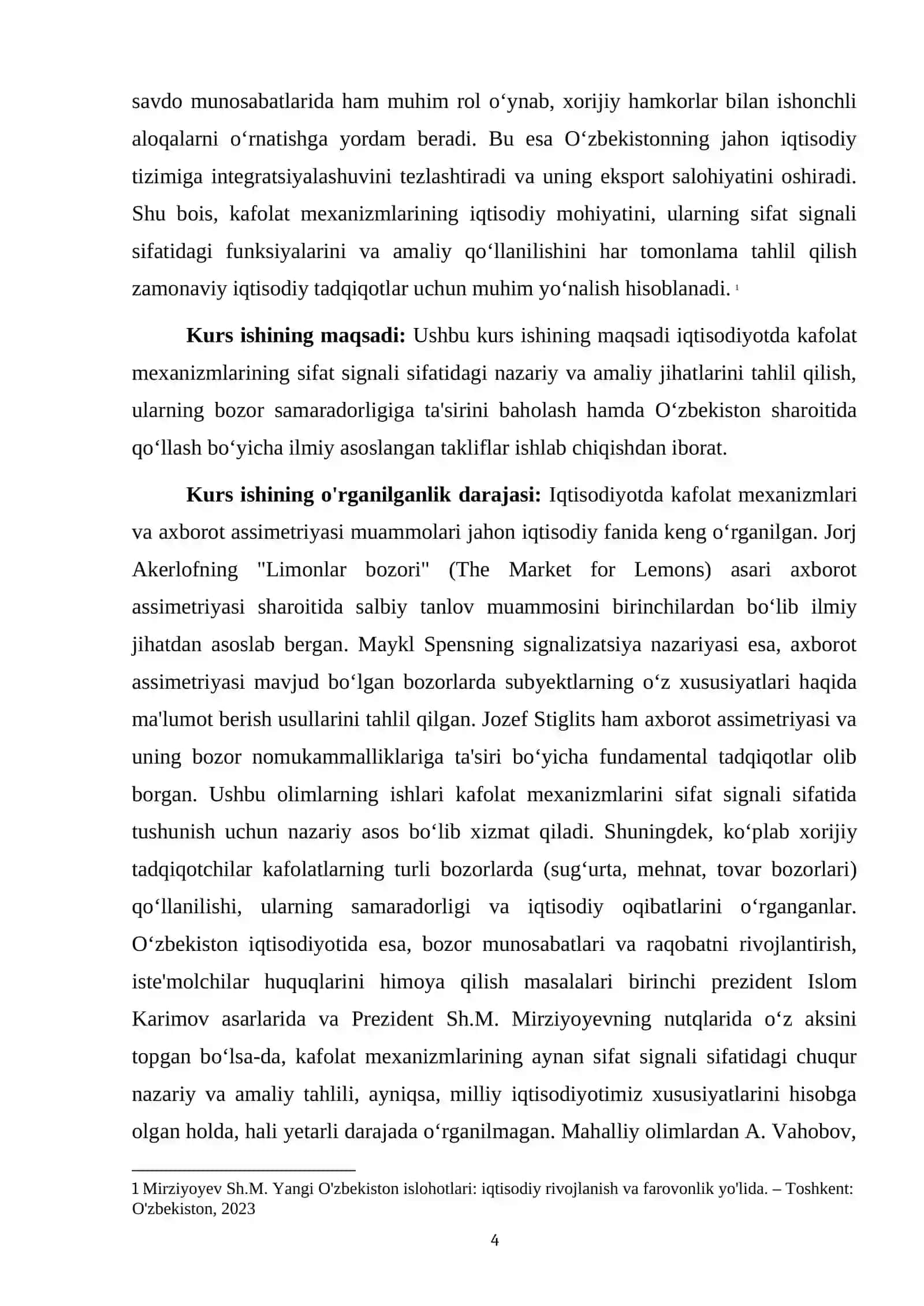 KAFOLAT MEXANIZMLARI SIFAT SIGNALI SIFATIDA 4