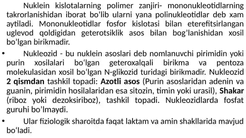 Nukleinkislotalar 4