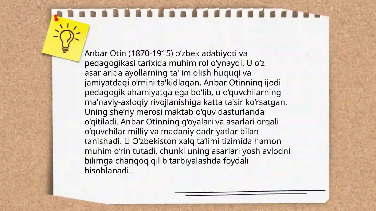 XIX asrning ikkinchi yarmi va XX asr boshlarida ta'lim va pedagogik fikrlar 4