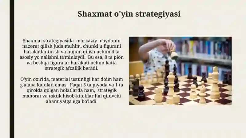 Shaxmat sport turi haqida maʼlumot 4