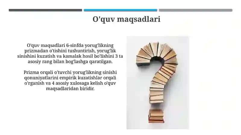 Shisha prizmadan yorugʻlikning oʻtishi 4