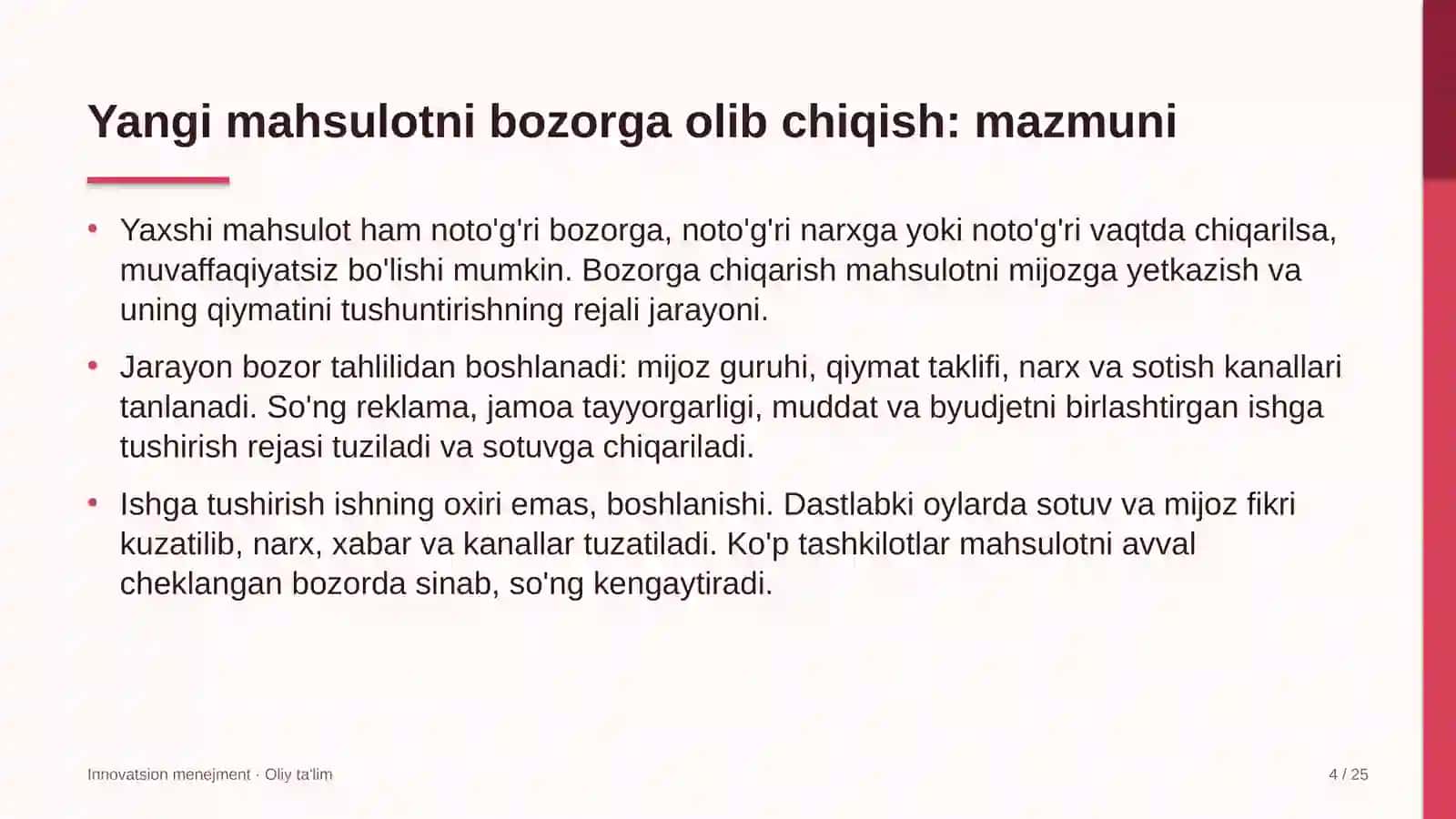 diagnostika markazlarida yangi mahsulotni bozorga olib chiqish 1775 4