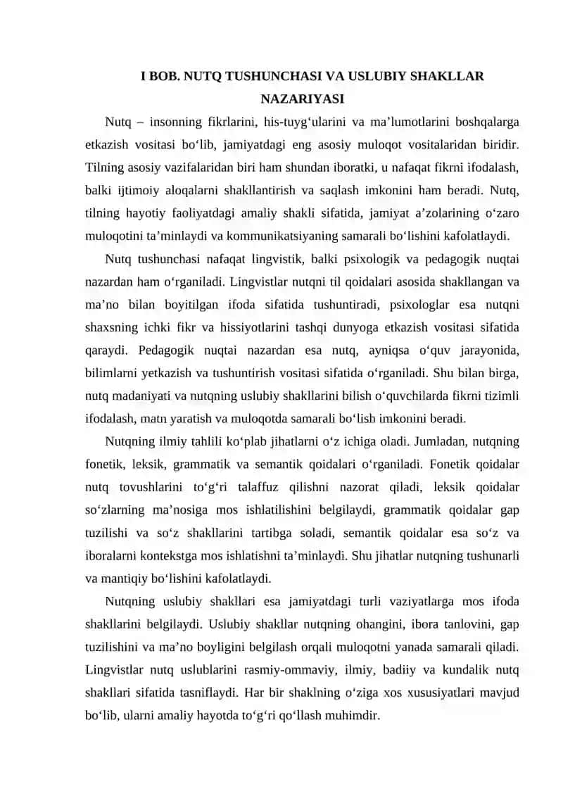 Nutqning Uslubiy Shakllari 4