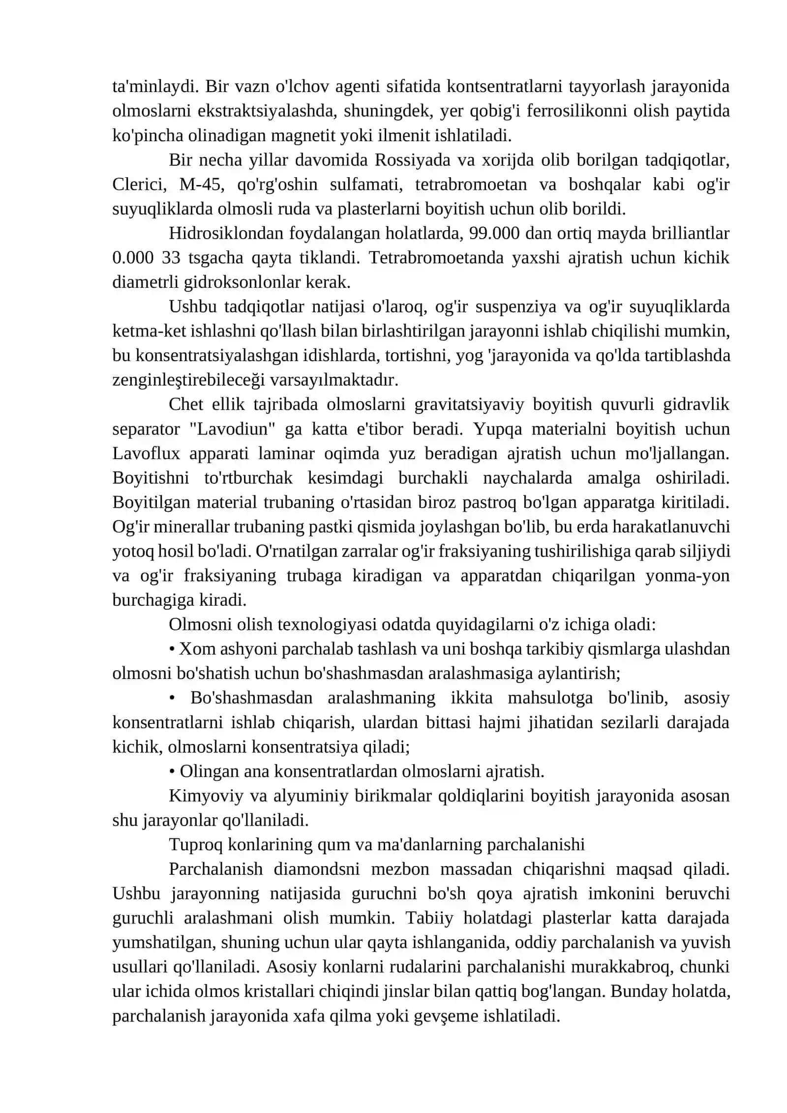 Olmosni radiometrik seperatsiyasi 4