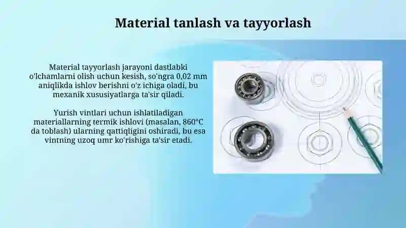 Yurish vintlarining texnologik jarayonlari 4