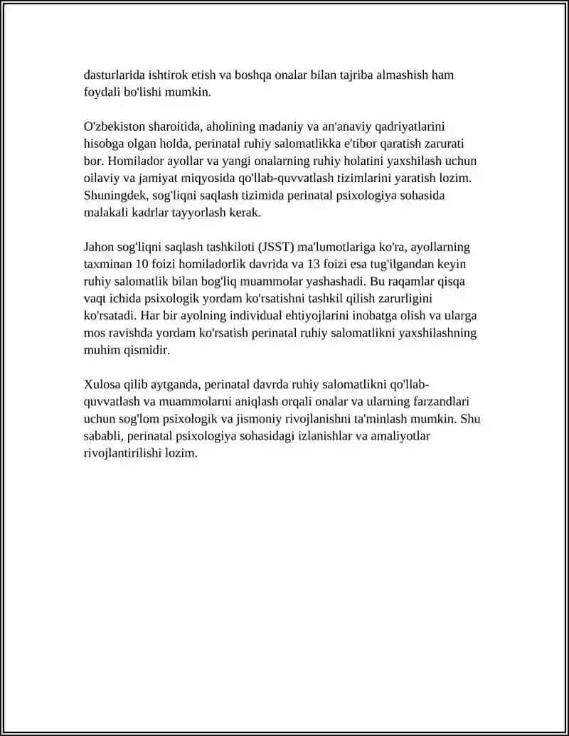 PERINATAL PSIXOLOGIYA 4