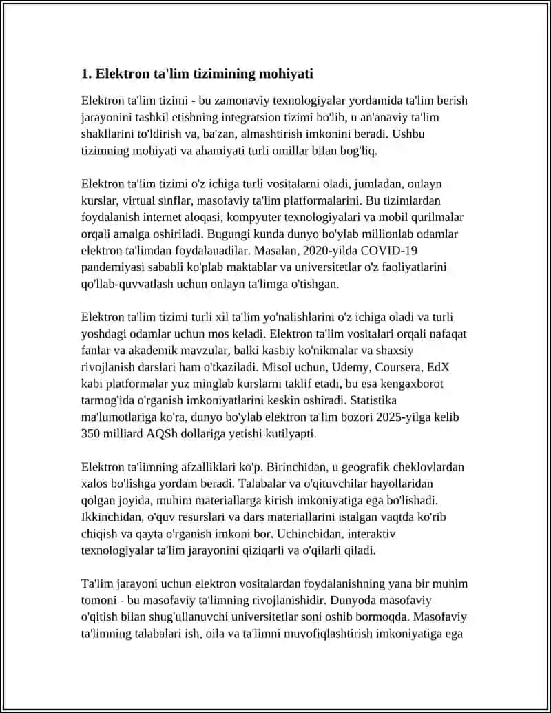 Elektron ta'lim tizimi va uning ahamiyati 4