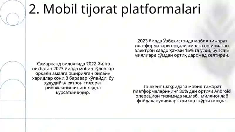 Elektron biznes va Mobil-tijorat 4