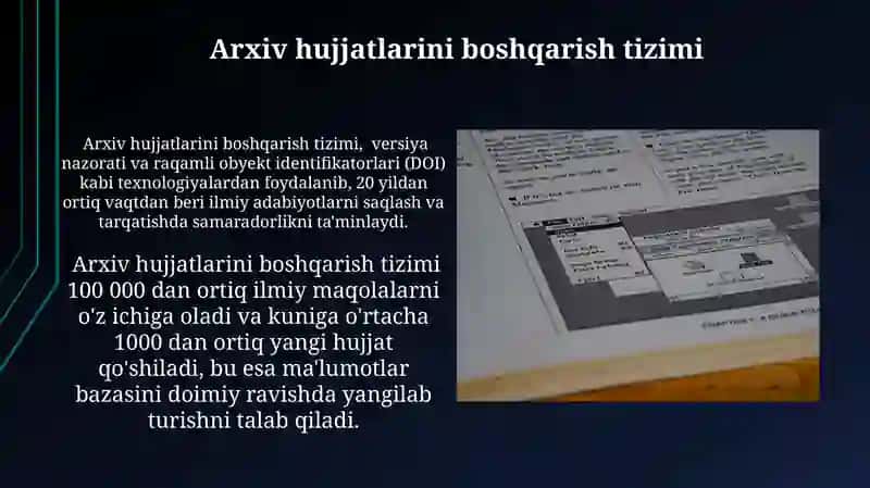 Arxiv hujjatlari sharh 4