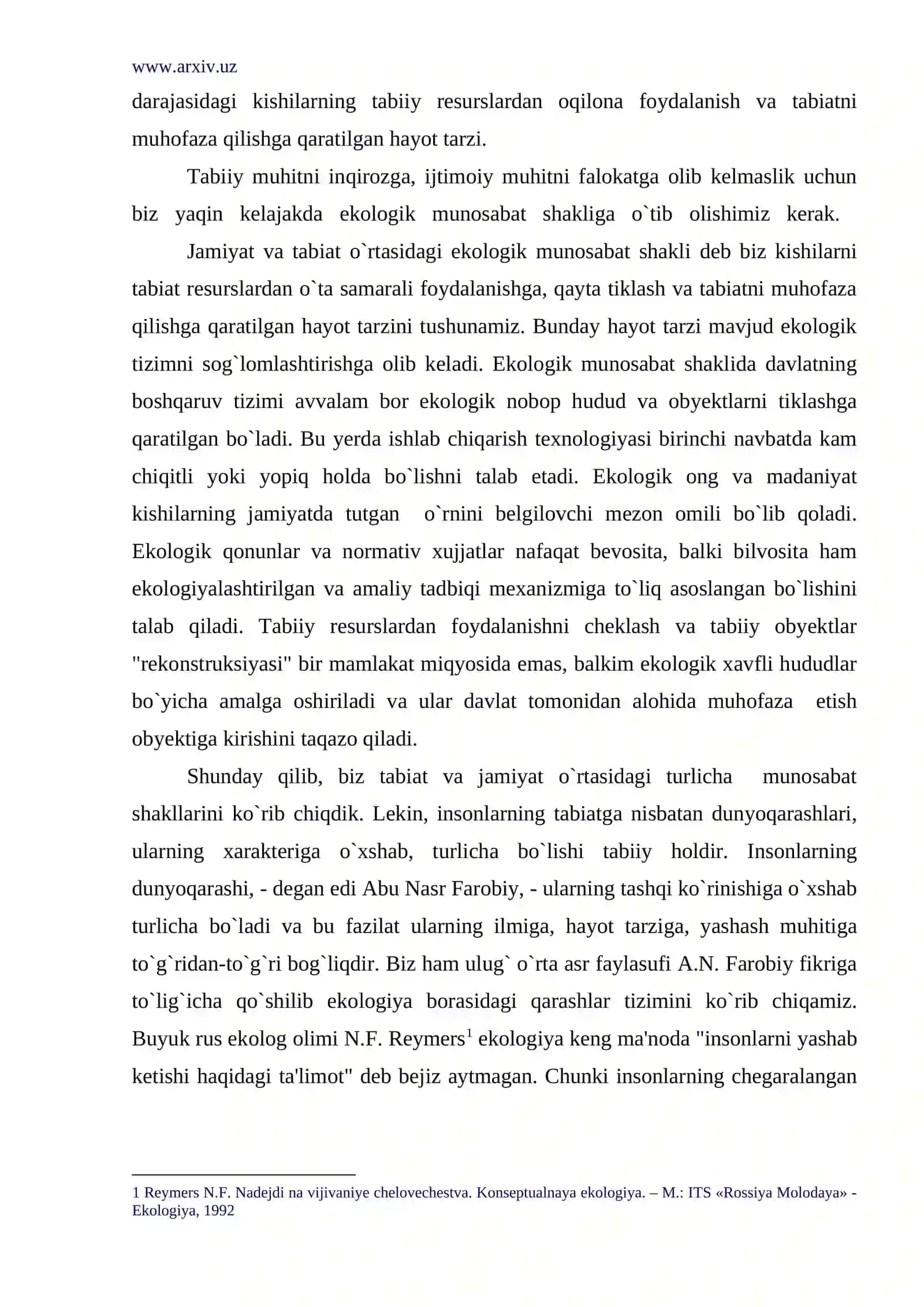 Tabiat va jamiyat munosabatlari 4