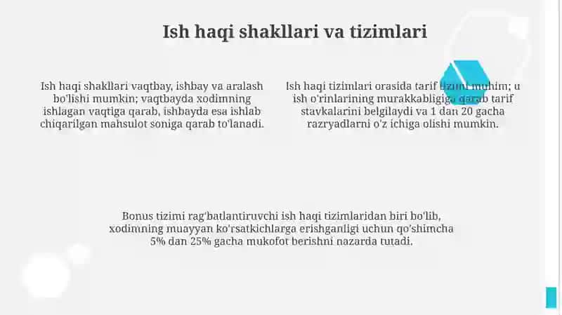 Ish haqining mohiyati va turlari 4