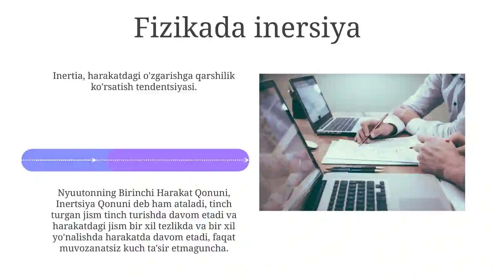 Inersiya qonuni 4