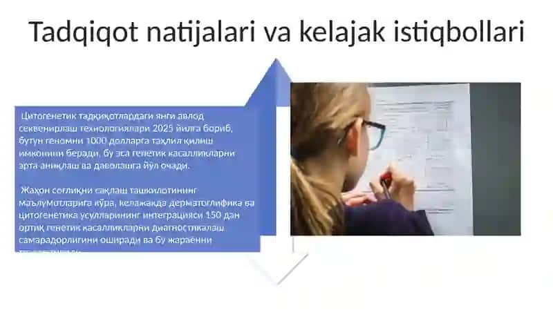 Odam genetikasining o`rganish usullari: sitogenetik 4
