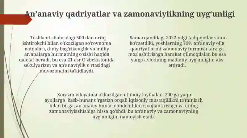 Yangi Oʻzbekistonda diniy erkinlik 4