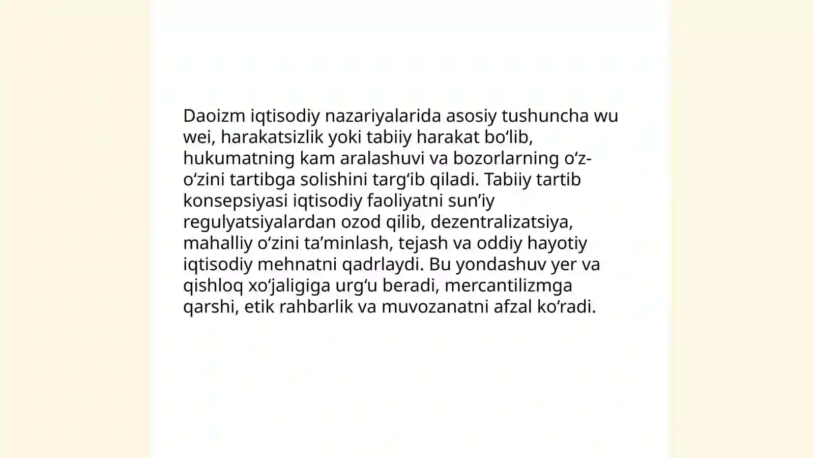 Qadimgi Xitoydagi Iqtisodiy gʻoyalar 4