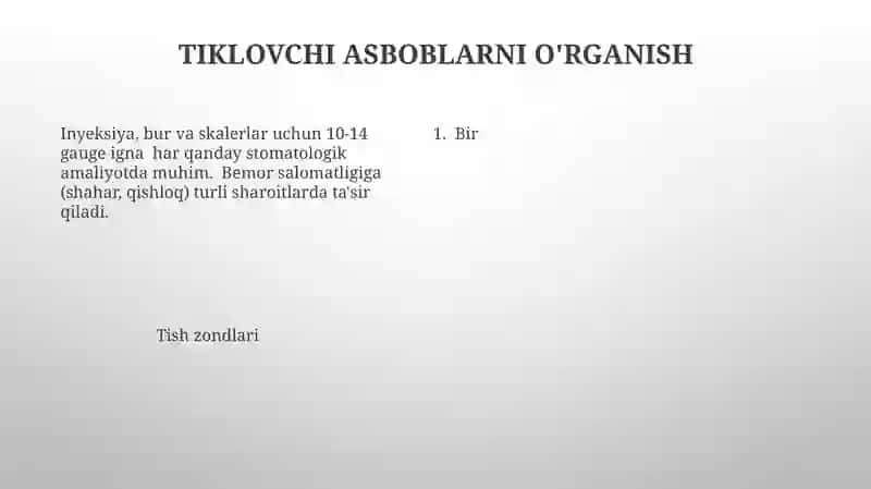 Tishlarni charxlashda ishlatiladigan asboblar 4