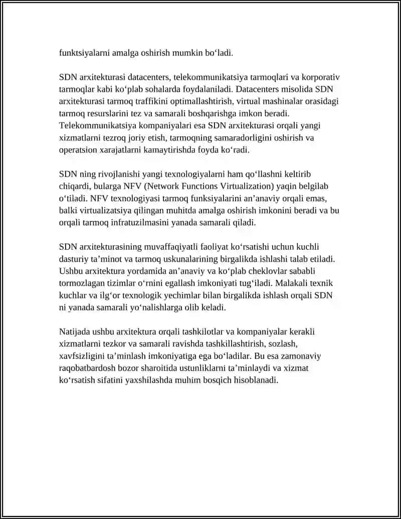 DASTURIY TA’MINLANGAN TARMOQLAR 4