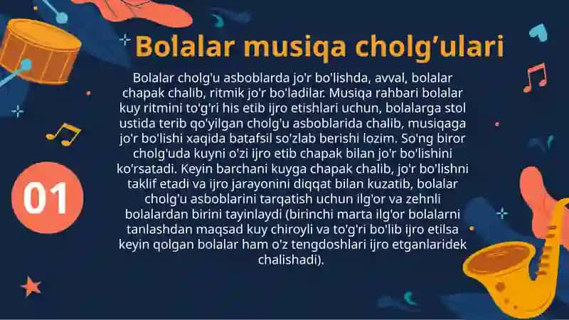 Musiqali faoliyat uchun jihozlar 4