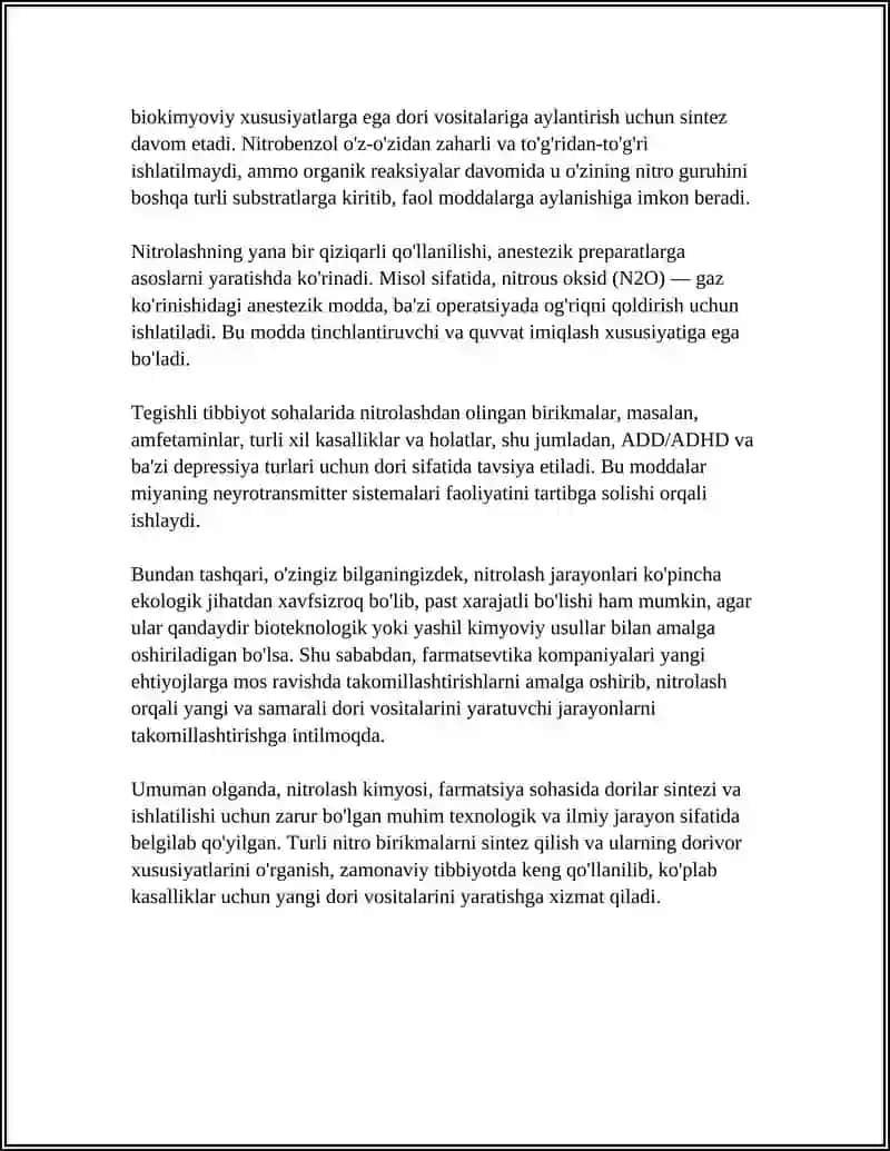 NITROLASH ASOSIDA OLINADIGAN DORI PREPARATLARI 4