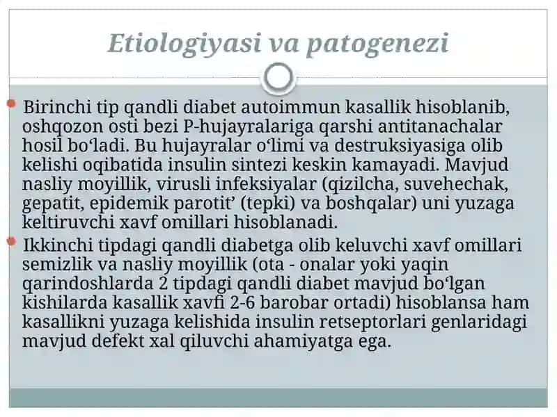 Qandli diabet 4