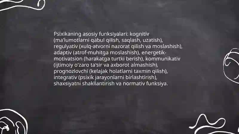 Psixika haqida umumiy tushuncha 4