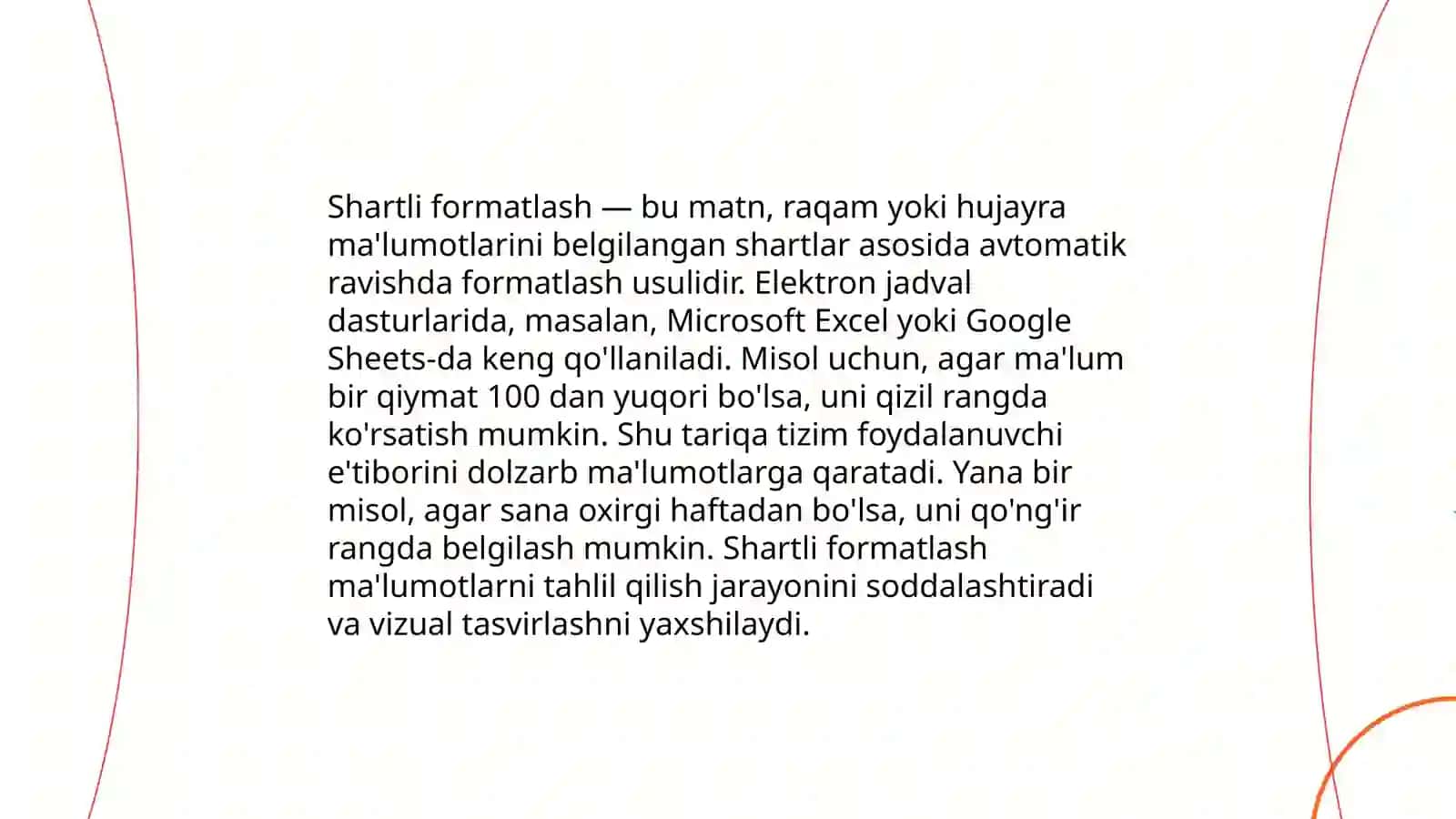 Excelda avtomatik hisoblash formulalari 4