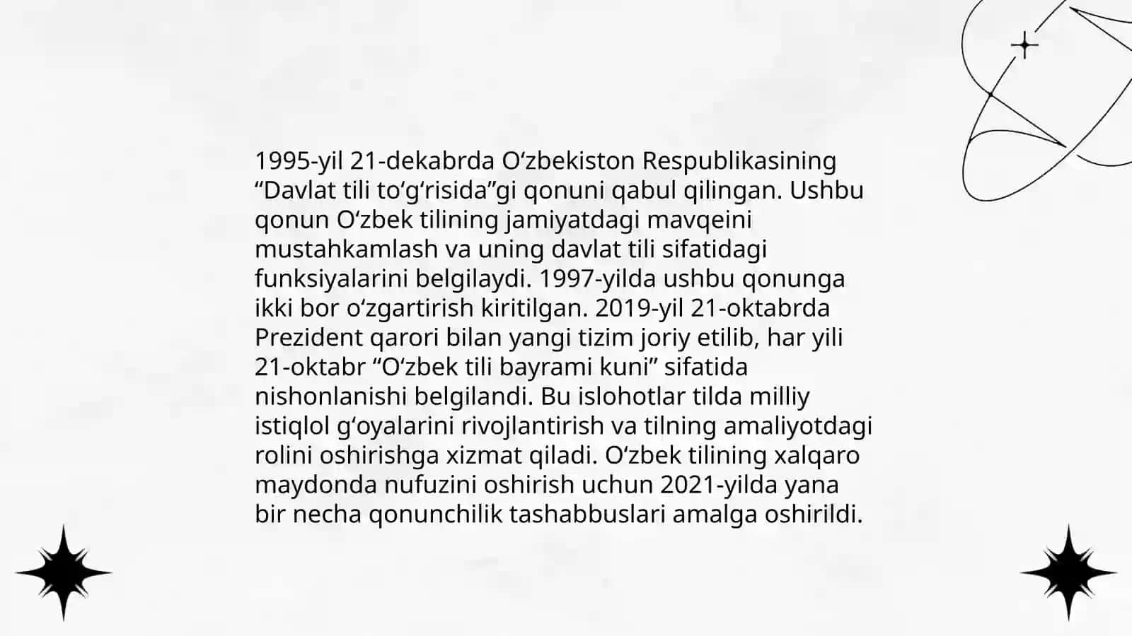 Davlat tili haqida qonun va uning ijrosi: muammo va yechimlar 4