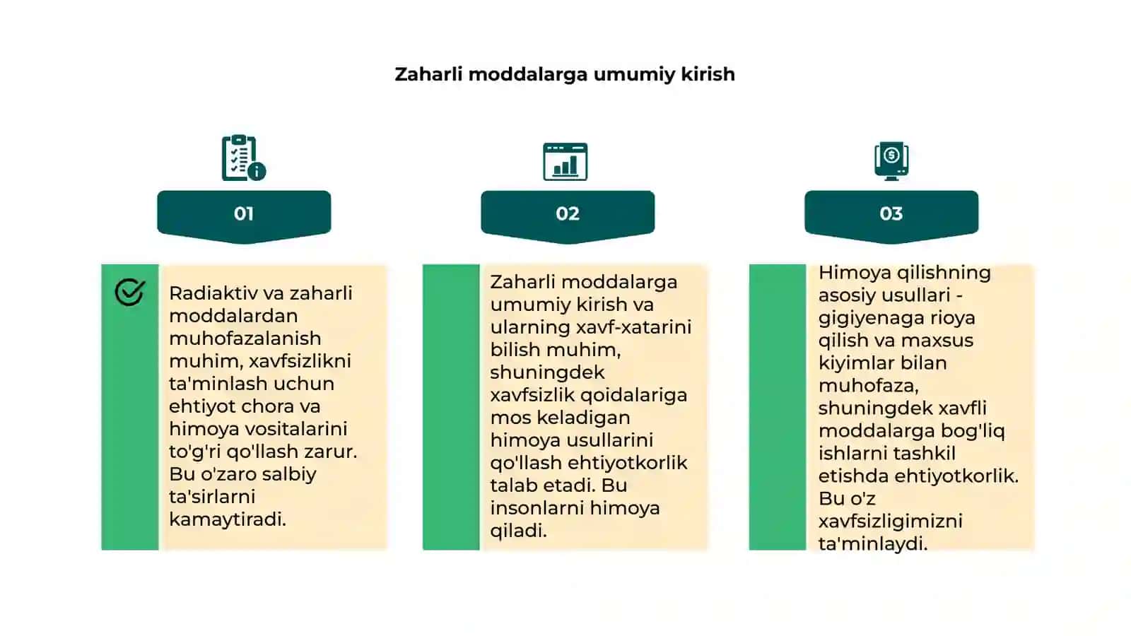 Radiaktiv va zaharli moddalardan muhofazalanish 4