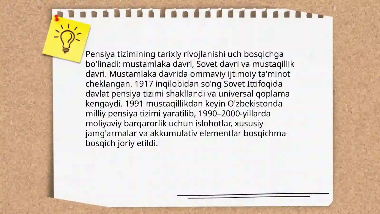 Pensiya tizimining mohiyati va uni isloh qilish 4