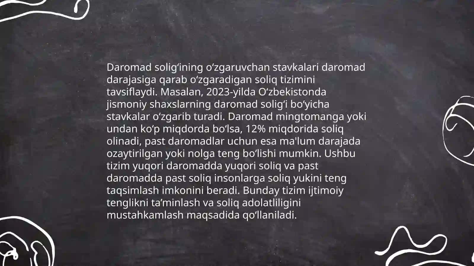 Daromad soligʻi 4