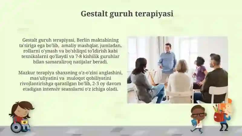 Guruhli terapiyada metod va nazariyalar 4