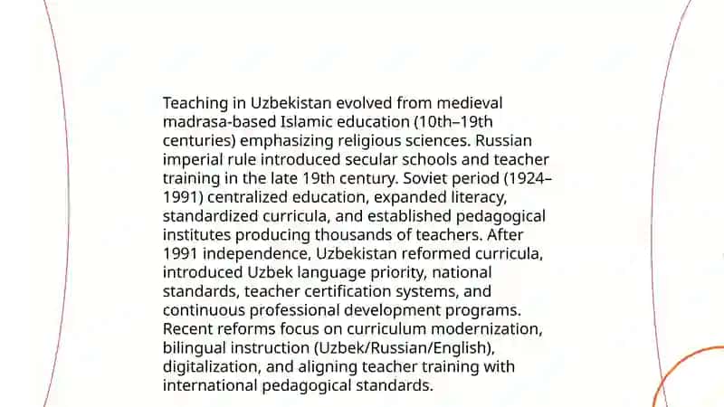 Ŏqituvchilik kasbi haqida taqdimot ŏzbekcha 4