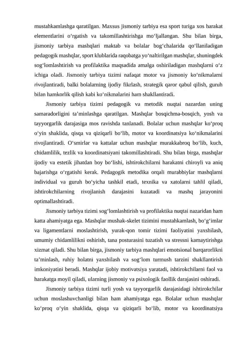 Jismoniy tarbiya tizimining umumiy tavsifi 4