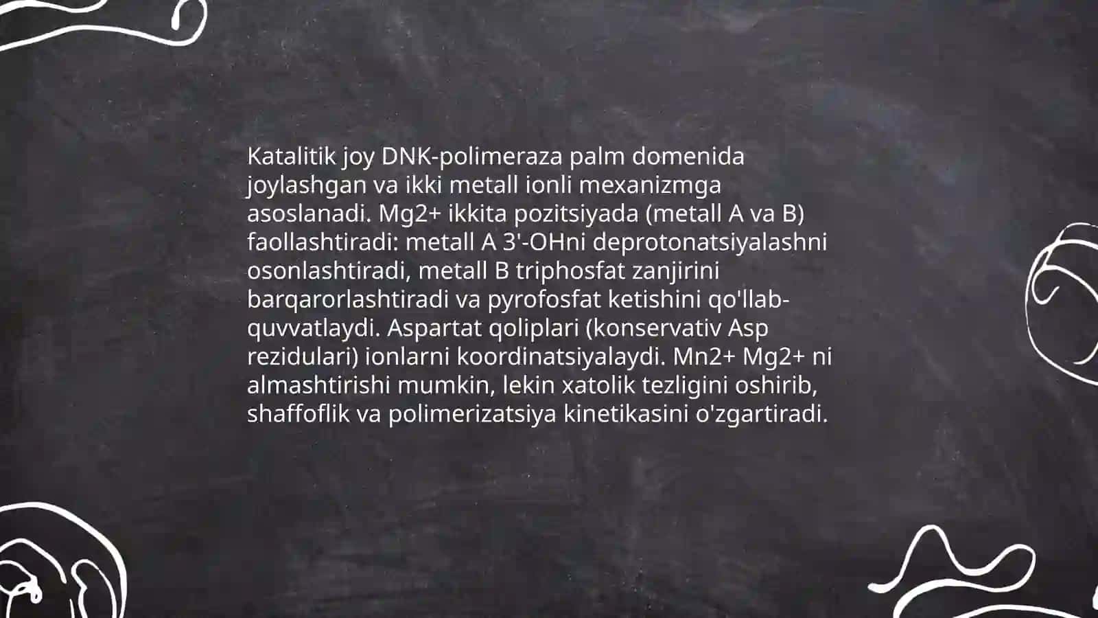 DNK-poIimeraza fermentining strukturasi va funksiyalari 4