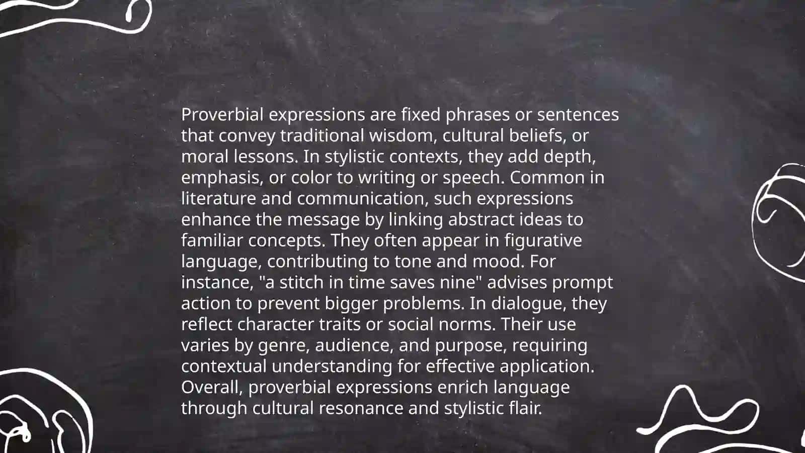 Stylistic use of set expressions 4