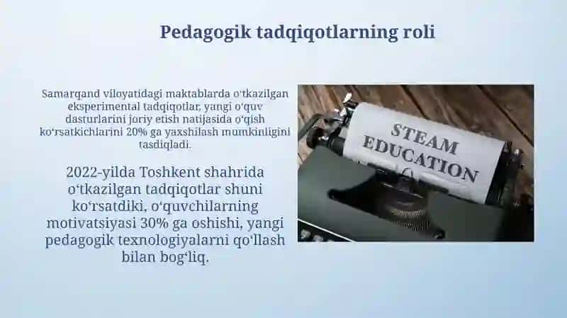 Ta'lim tizimining ilmiy-uslubiy ta'minoti 4