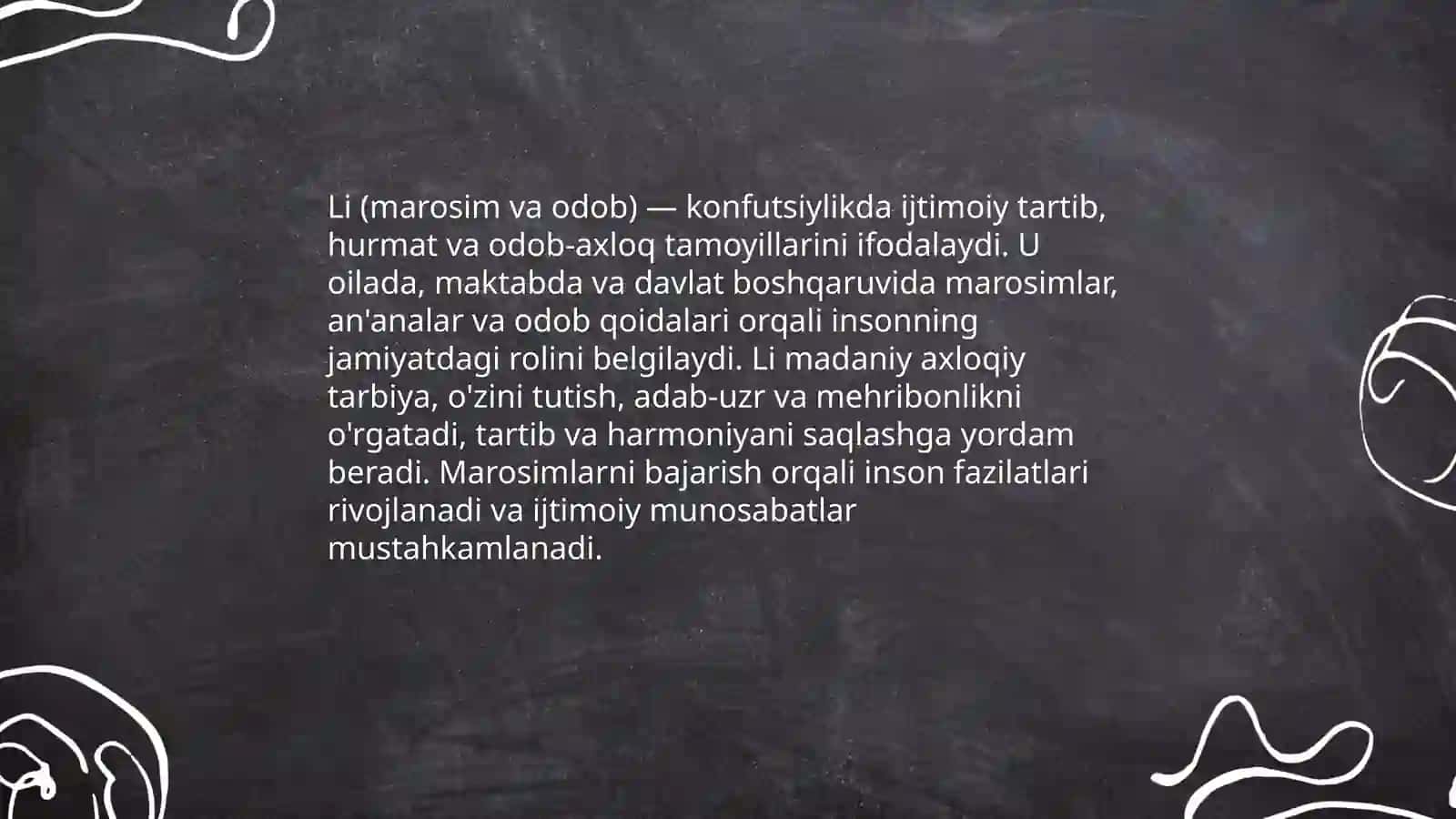 Konfutsiylik dinining asosiy ģoyalari 4