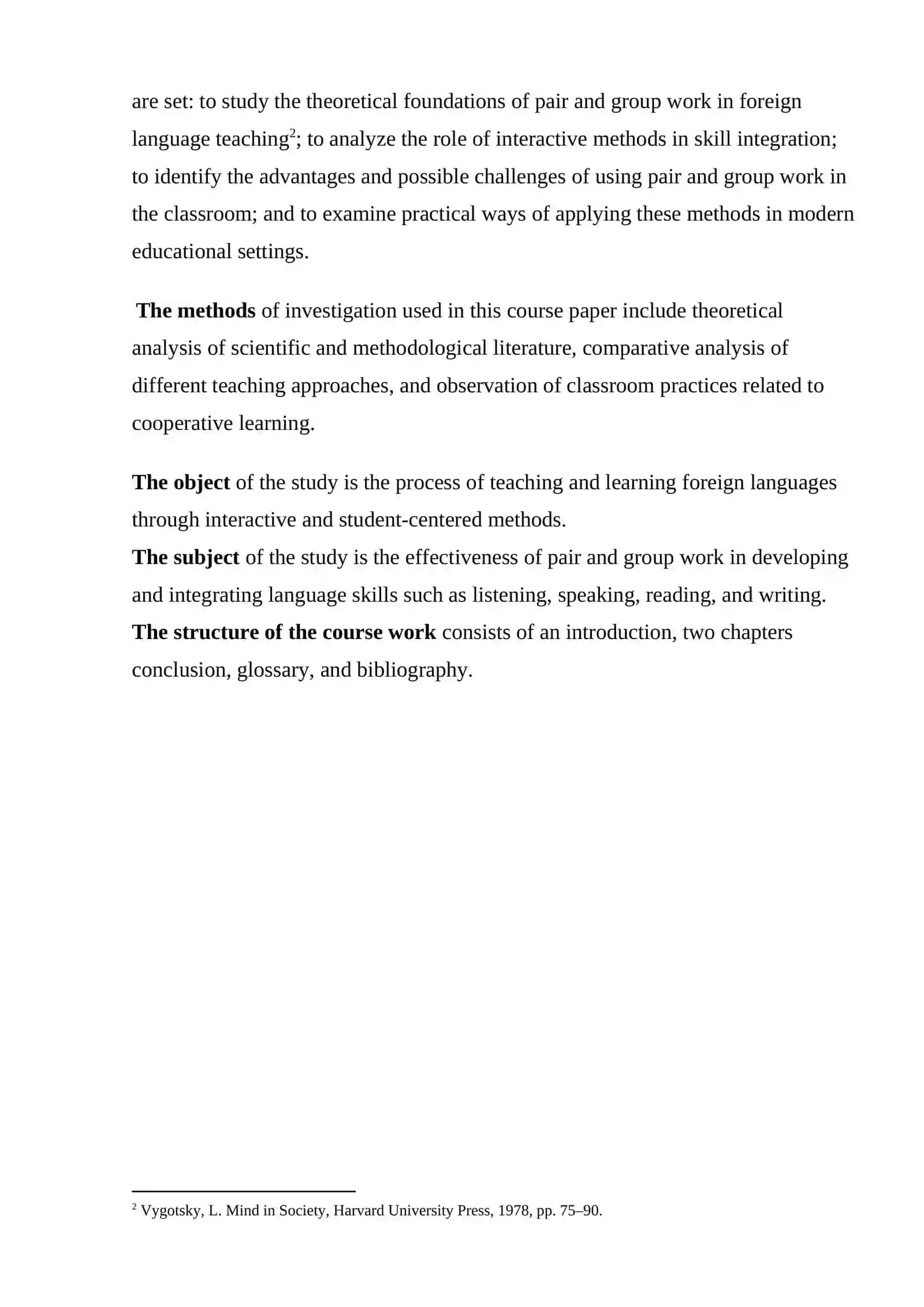 Theoretical Aspects of Pair and Group Work in Language Teaching 4