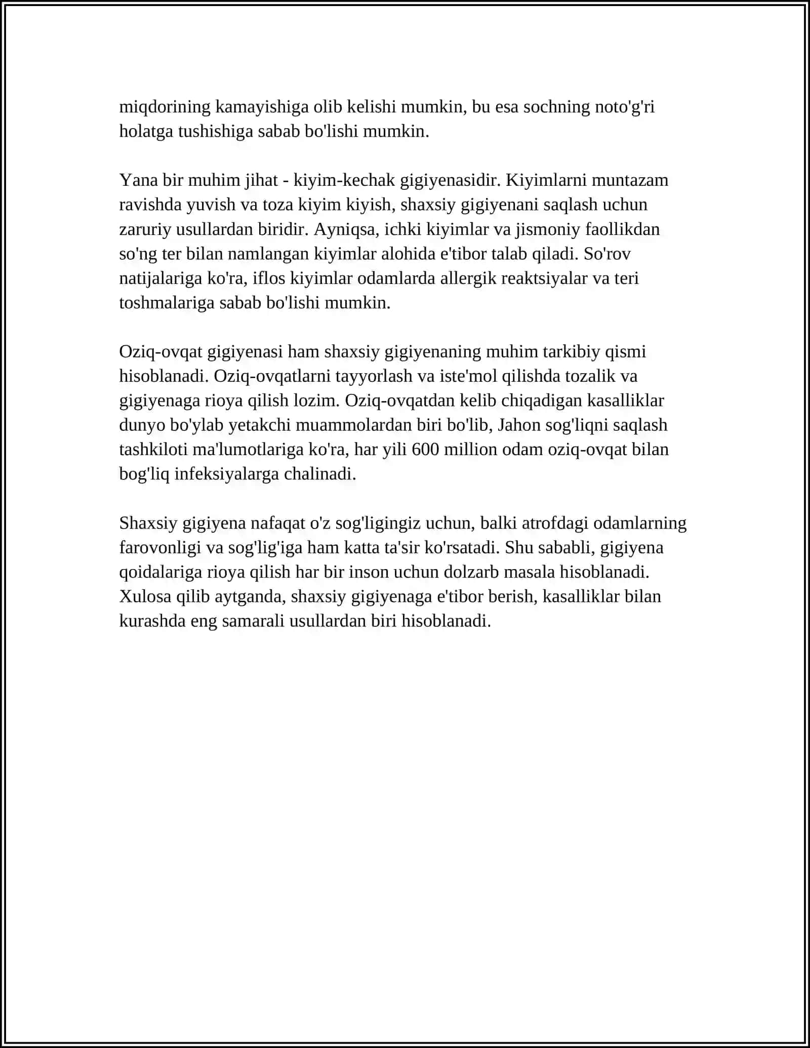 Shaxsiy gigiyena usullari 4