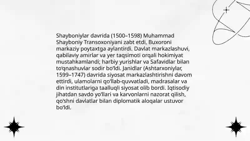 Buxoro xonligining tashkil topishi va tarixi 4