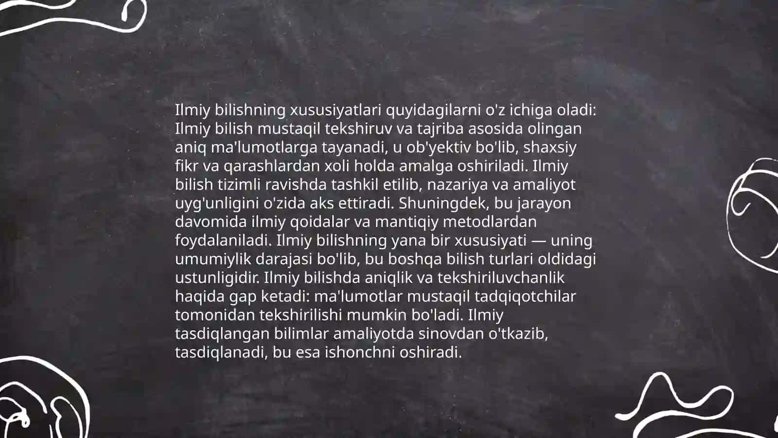 Bilish falsafasi 4