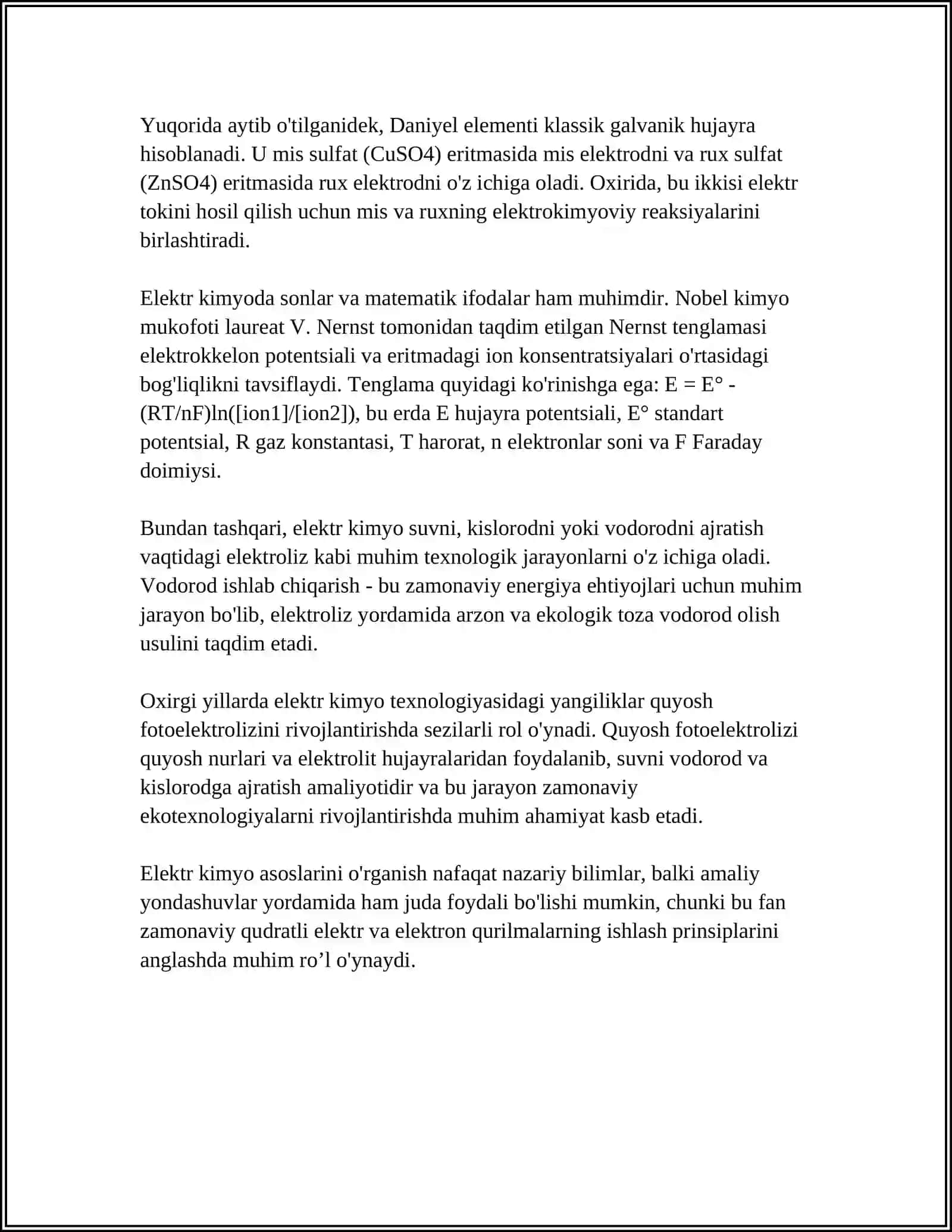 ELEKTR KIMYO ASOSLARI 4