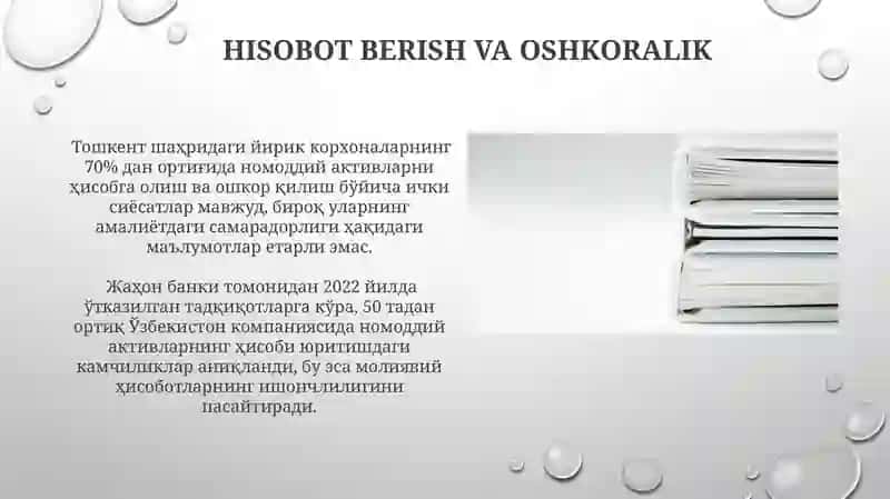 Nomoddiy aktivlar hisobi 4
